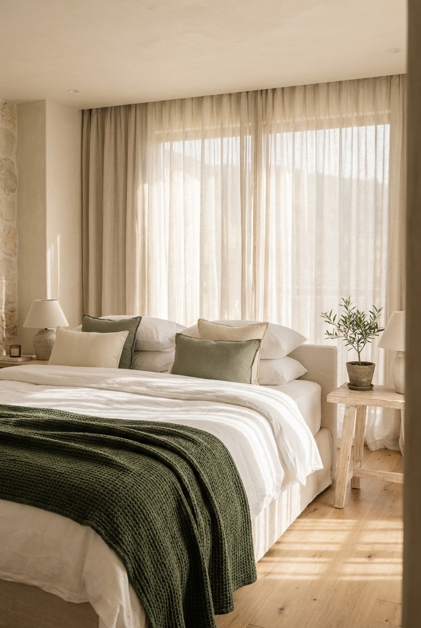 A well-kept rooms setting