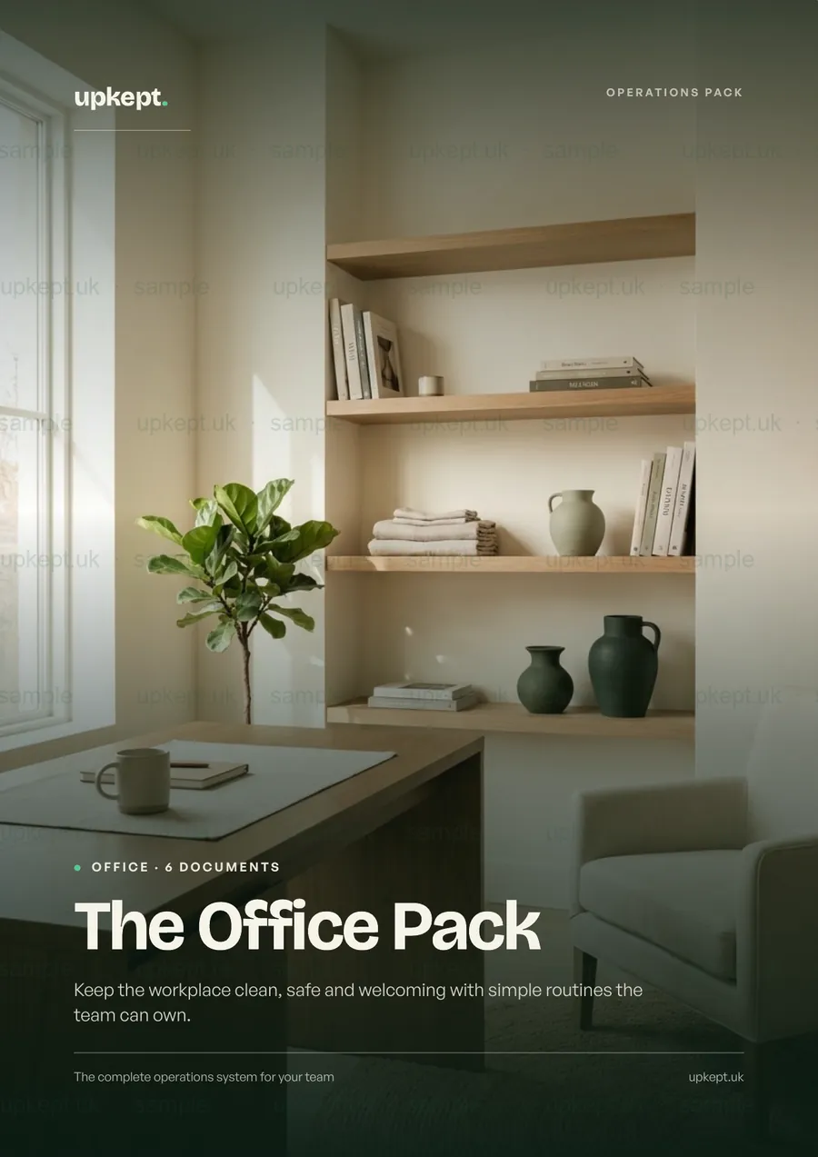 Sample page from the The Office Pack